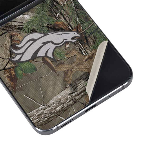 NFL Denver Broncos Realtree Xtra Green Camo Galaxy Z Flip5 5G Skin
