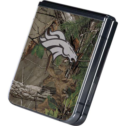 NFL Denver Broncos Realtree Xtra Green Camo Galaxy Z Flip5 5G Skin