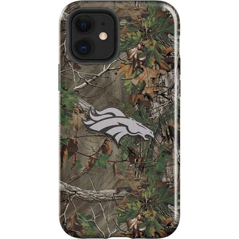 NFL Denver Broncos Realtree Xtra Green Camo iPhone 12 Impact Case