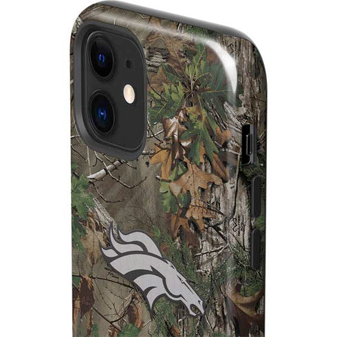 NFL Denver Broncos Realtree Xtra Green Camo iPhone 12 Impact Case