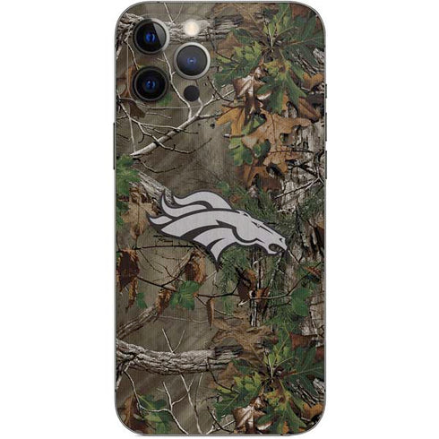 NFL Denver Broncos Realtree Xtra Green Camo iPhone 12 Pro Max Skin