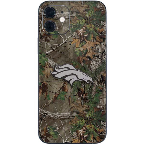 NFL Denver Broncos Realtree Xtra Green Camo iPhone 12 Skin