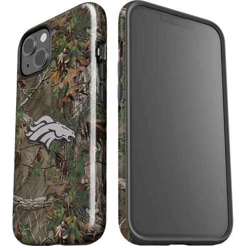 NFL Denver Broncos Realtree Xtra Green Camo iPhone 15 Plus Impact Case