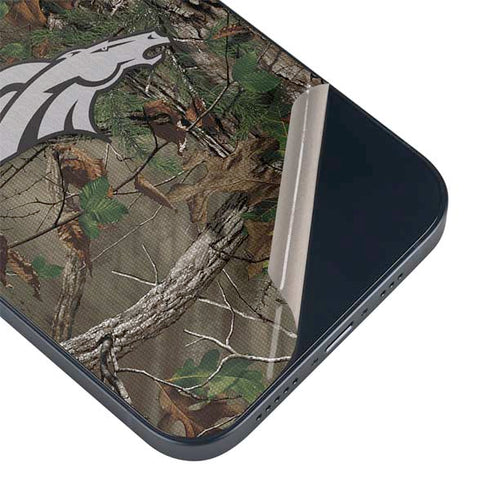 NFL Denver Broncos Realtree Xtra Green Camo iPhone 15 Plus Skin