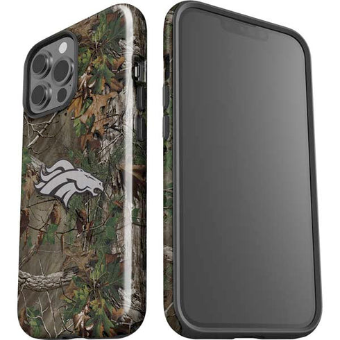 NFL Denver Broncos Realtree Xtra Green Camo iPhone 15 Pro Max Impact Case