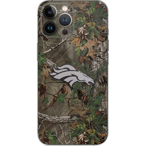 NFL Denver Broncos Realtree Xtra Green Camo iPhone 14 Pro Max Skin
