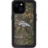 NFL Denver Broncos Realtree Xtra Green Camo iPhone 15 Waterproof Case