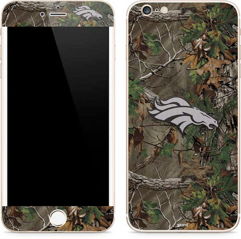 NFL Denver Broncos Realtree Xtra Green Camo iPhone 6/6s Plus Skin