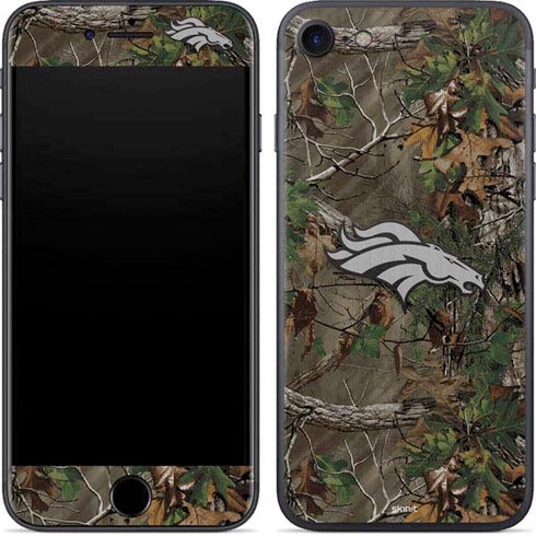 NFL Denver Broncos Realtree Xtra Green Camo iPhone 7 Skin