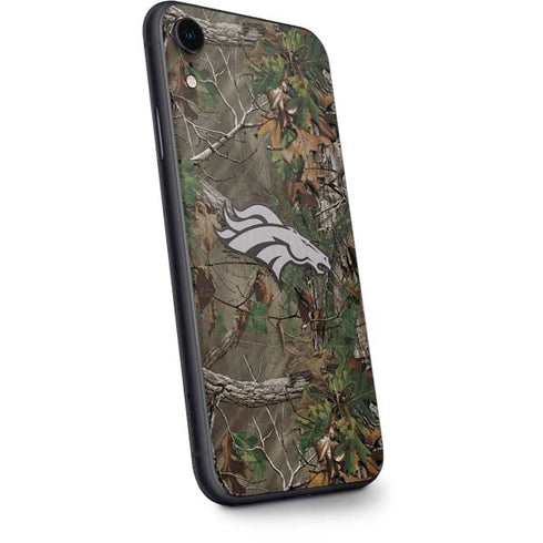 NFL Denver Broncos Realtree Xtra Green Camo iPhone XR Skin