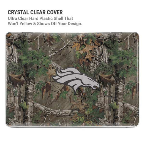 NFL Denver Broncos Realtree Xtra Green Camo MacBook Pro 16in (2021-25) Case plus Skin