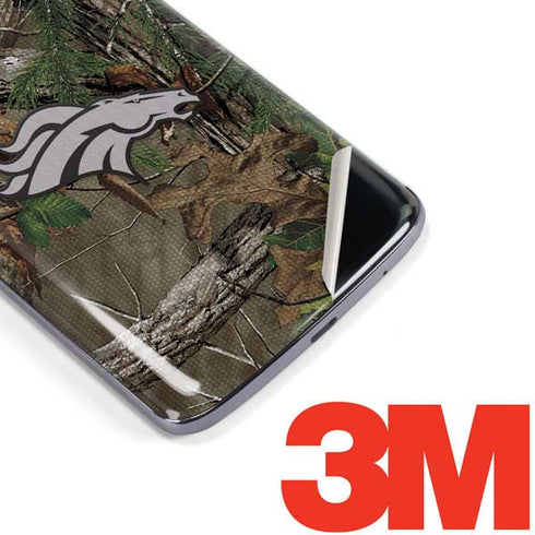 NFL Denver Broncos Realtree Xtra Green Camo Moto E5 Plus Skin