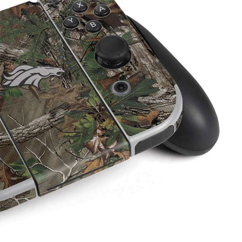 NFL Denver Broncos Realtree Xtra Green Camo Nintendo Switch OLED (2021) Skin