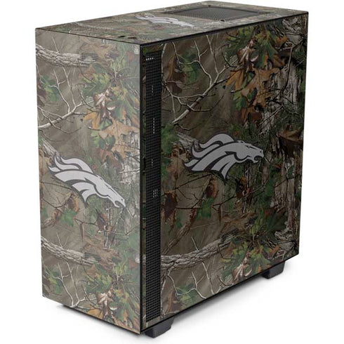 NFL Denver Broncos Realtree Xtra Green Camo NZXT H510 Compact ATX Mid-Tower Case Skin