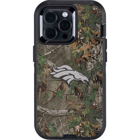 NFL Denver Broncos Realtree Xtra Green Camo Otterbox Defender iPhone Skin