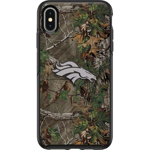 NFL Denver Broncos Realtree Xtra Green Camo Otterbox Symmetry iPhone Skin