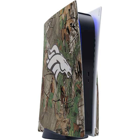 NFL Denver Broncos Realtree Xtra Green Camo PS5 Console Skin