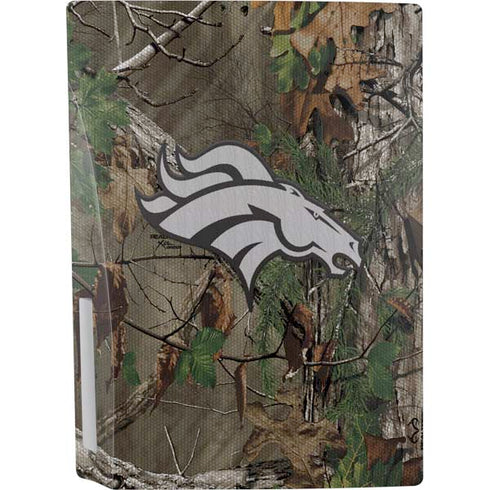 NFL Denver Broncos Realtree Xtra Green Camo PS5 Console Skin