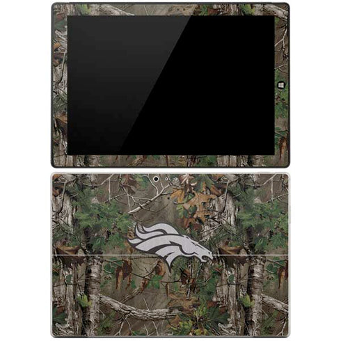 NFL Denver Broncos Realtree Xtra Green Camo Surface Pro 3 Skin