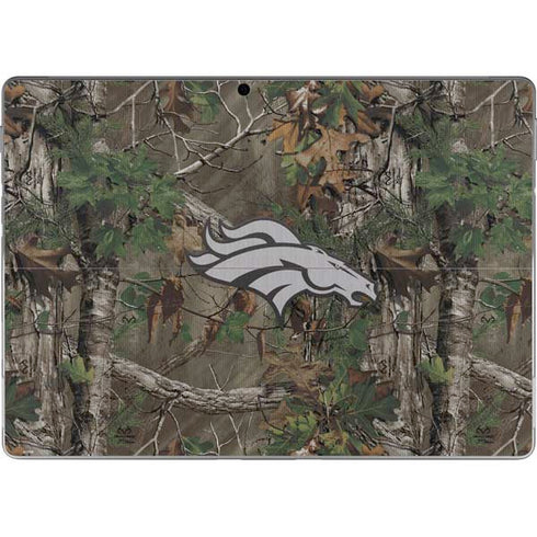 NFL Denver Broncos Realtree Xtra Green Camo Surface Pro 8 Skin