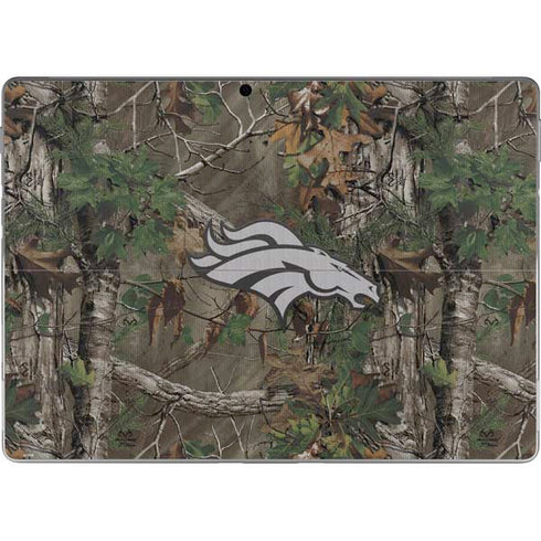 NFL Denver Broncos Realtree Xtra Green Camo Surface Pro 9 Skin