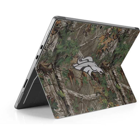 NFL Denver Broncos Realtree Xtra Green Camo Surface Pro 9 Skin