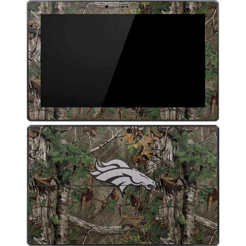 NFL Denver Broncos Realtree Xtra Green Camo Surface Pro Tablet Skin