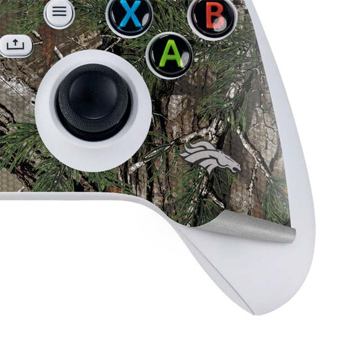 NFL Denver Broncos Realtree Xtra Green Camo Xbox Series S Controller Skin