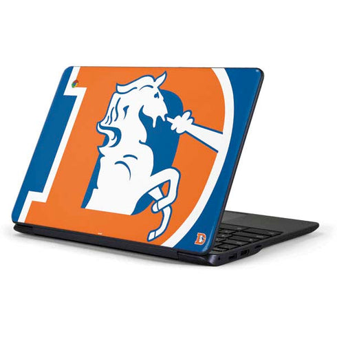 NFL Denver Broncos Retro Logo Samsung Chromebook Skin