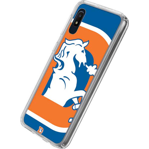 NFL Denver Broncos Retro Logo Galaxy A10e Clear Case
