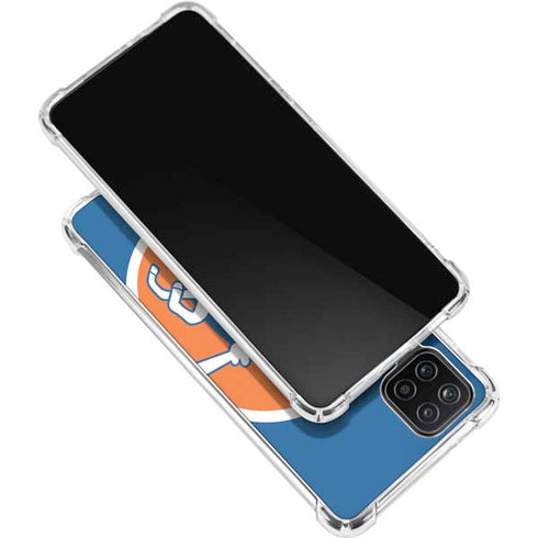 NFL Denver Broncos Retro Logo Galaxy A12 Clear Case