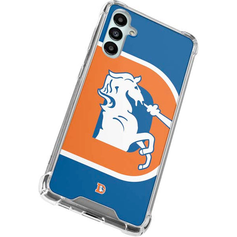 NFL Denver Broncos Retro Logo Galaxy A15 5G Clear Case