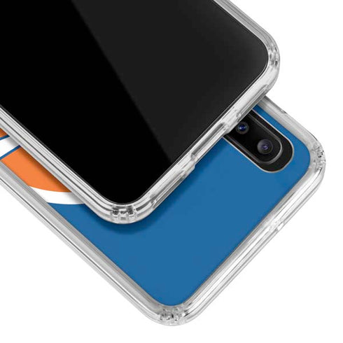 NFL Denver Broncos Retro Logo Galaxy A30 Clear Case
