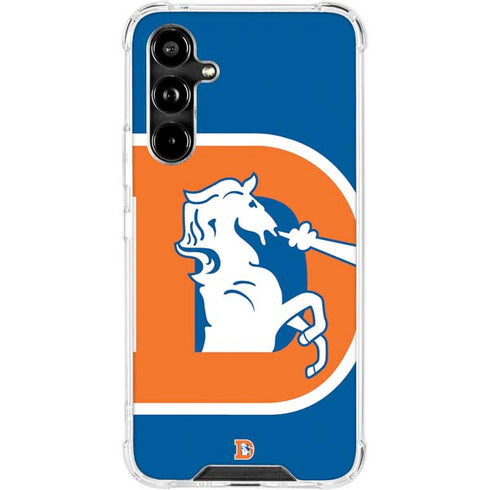 NFL Denver Broncos Retro Logo Galaxy A54 5G Clear Case