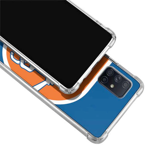 NFL Denver Broncos Retro Logo Galaxy A71 5G Clear Case