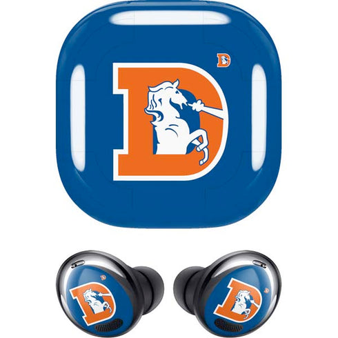 NFL Denver Broncos Retro Logo Galaxy Buds Pro Skin