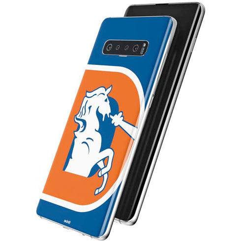 NFL Denver Broncos Retro Logo Galaxy S10 Plus Skin