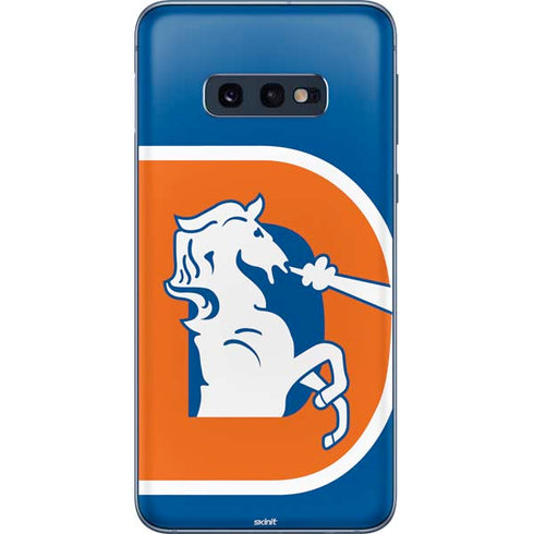 NFL Denver Broncos Retro Logo Galaxy S10e Skin