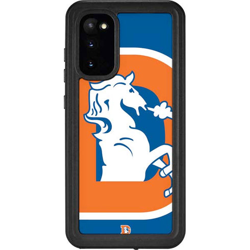 NFL Denver Broncos Retro Logo Galaxy S20 Waterproof Case