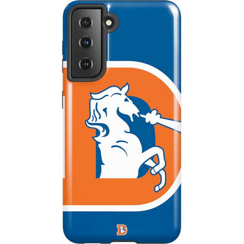 NFL Denver Broncos Retro Logo Galaxy S21 5G Pro Case