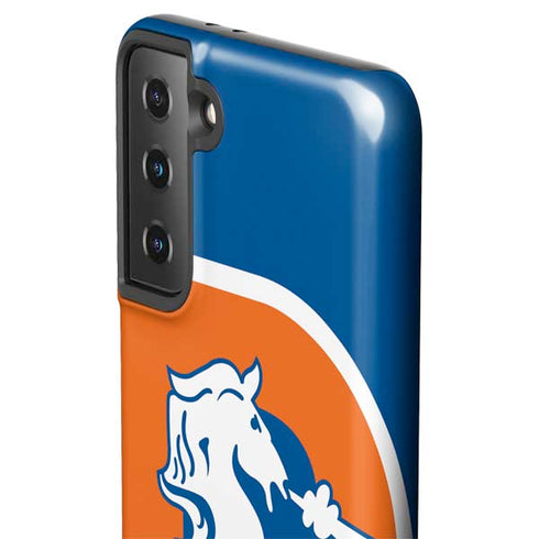 NFL Denver Broncos Retro Logo Galaxy S21 FE Pro Case