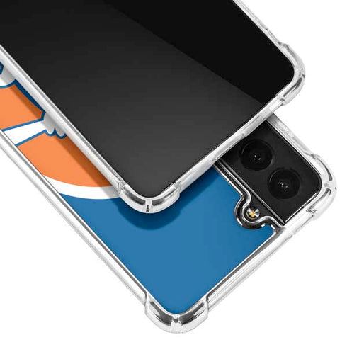 NFL Denver Broncos Retro Logo Galaxy S21 Plus 5G Clear Case