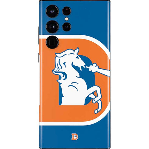 NFL Denver Broncos Retro Logo Galaxy S22 Ultra Skin