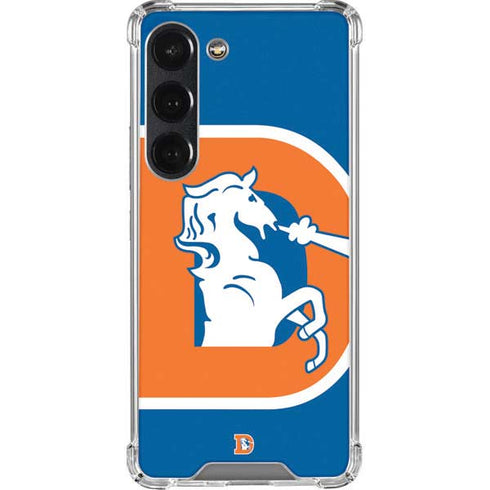 NFL Denver Broncos Retro Logo Galaxy S23 Clear Case