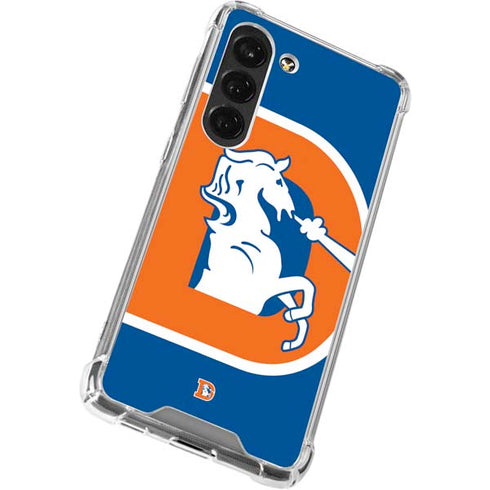 NFL Denver Broncos Retro Logo Galaxy S23 Clear Case