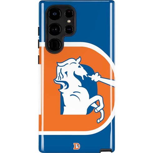 NFL Denver Broncos Retro Logo Galaxy S24 Ultra Impact Case
