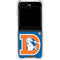 NFL Denver Broncos Retro Logo Galaxy Z Flip5 5G Clear Case