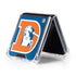 NFL Denver Broncos Retro Logo Galaxy Z Flip5 5G Clear Case