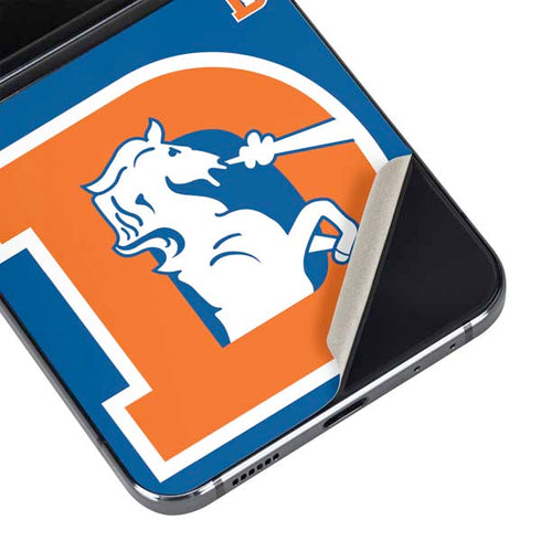 NFL Denver Broncos Retro Logo Galaxy Z Flip5 5G Skin