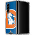 NFL Denver Broncos Retro Logo Galaxy Z Fold4 5G Clear Case